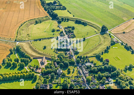 Aerial view of Avebury, Wiltshire, UK. JMH6175 Stock Photo - Alamy