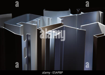 Aluminum profile Stock Photo