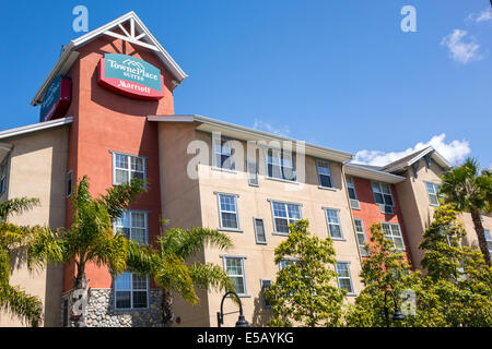 Los Angeles California,Manhattan Beach,Marriott,TownePlace Suites,extended-stay,hotel,chain,lodging,exterior,sign,signs,logo,building,CA140401001 Stock Photo