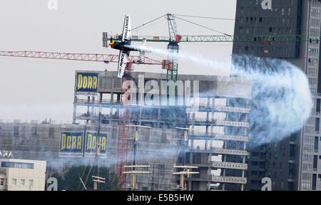 Gdynia, Poland 26th, July 2014 Red Bull Air Race Gdynia day 1st. Chellenger class qualifications. Credit:  Michal Fludra/Alamy Live News Stock Photo