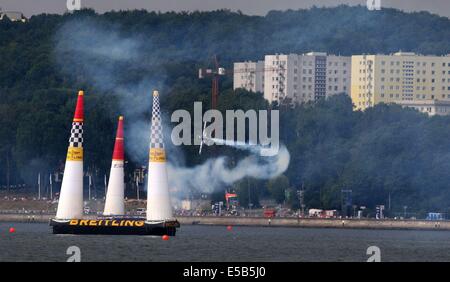 Gdynia, Poland 26th, July 2014 Red Bull Air Race Gdynia day 1st. Chellenger class qualifications. Credit:  Michal Fludra/Alamy Live News Stock Photo