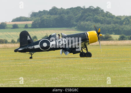 A-130 Goodyear FG-1D Corsair G-FGID KD345 aircraft Stock Photo