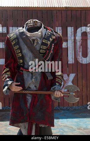 San Diego, CA, US. 26th July, 2014. Today is the third day of the four day event Comic-Con International 2014.Seen here:.The headless horseman at sleepy hollow. Credit:  Daren Fentiman/ZUMA Wire/Alamy Live News Stock Photo