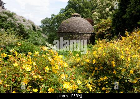 The Dovecote in the gardens of Cotehele House nr Saltash Cornwall Stock Photo