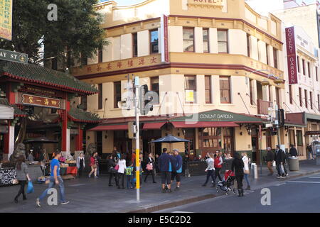 sydney's chinatown area in nixon street,haymarket,sydney,australia Stock Photo