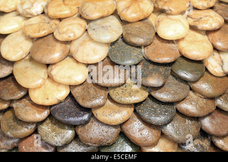 Pebble stone background or texture Stock Photo