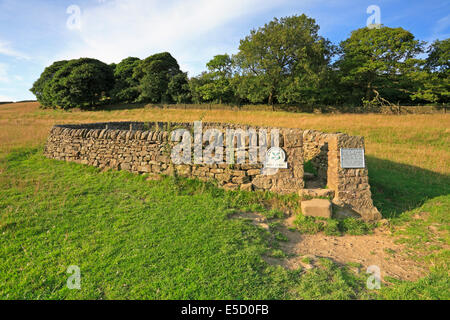 The Riley Graves, Eyam plague village, Derbyshire, Peak District National Park, England, UK. Stock Photo