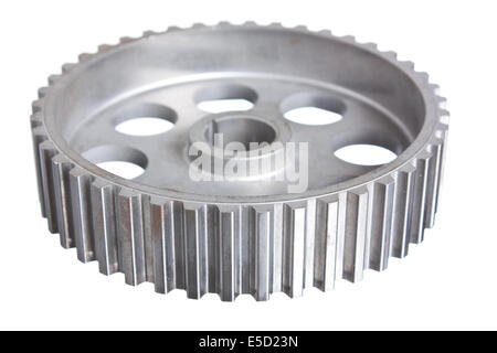 single gear isolated on white background Stock Photo