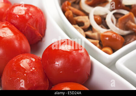 salad of pickled vegetables Stock Photo
