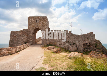 The medieval fortress of Kaliakra, Bulgarian Black Sea Coast Stock Photo