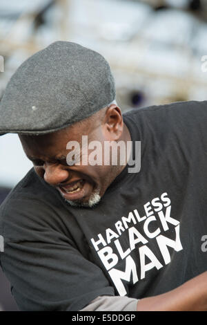 LINCOLN, CA - July 25:Corey Glover or Living Colour performs in support of That Metal Show featuring Anthrax,  Corey Taylor and  Stock Photo