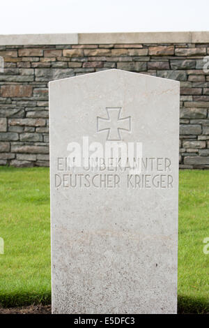 Grave of an unknown german soldier world war 1 Stock Photo