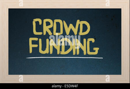 Crowd Funding Concept Stock Photo