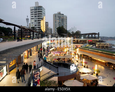 Larcomar mall in Miraflores district -  Lima, Peru Stock Photo