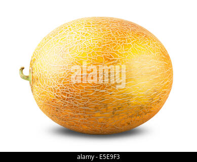 melon on a white background. Clipping Path Stock Photo