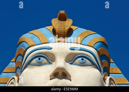 Las Vegas, Nevada, Clark County, Luxor Las Vegas hotel and casino on the Las Vegas Strip in Paradise.  pictured the pyramid shap Stock Photo