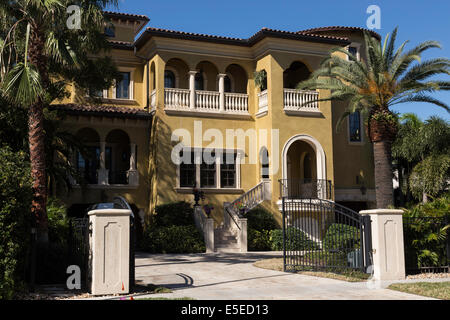 Luxury Residential Home in Florida, USA Stock Photo