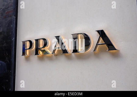 Prada on Bond Street, London Stock Photo