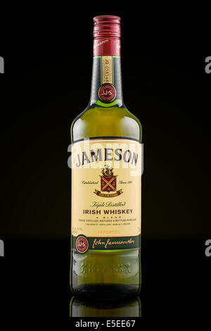 Bottle of Jameson Irish Whiskey Stock Photo