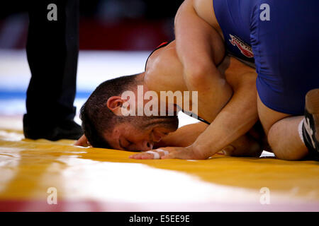 SECC Glasgow Scotland 29 Jul 2014. Commonwealth Games day 6. Men's and Women's wrestling rounds. Credit:  ALAN OLIVER/Alamy Live News Stock Photo