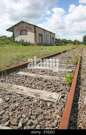 Rails along a railway Rails de chemin de fer le long d une voie 11