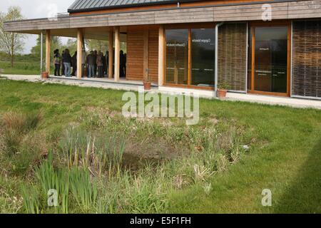 france, Basse Normandie, manche, voyage dans les maisons de pays du smvv, pays saint lois, maison des marais des ponts d'ouve, Stock Photo