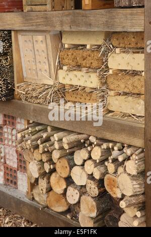 france, Basse Normandie, manche, voyage dans les maisons de pays du smvv, pays saint lois, maison des marais des ponts d'ouve, Stock Photo