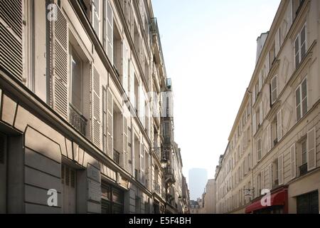 France, Ile de France, paris, 7e arrondissement, rue rousselet, rue enflee, Stock Photo