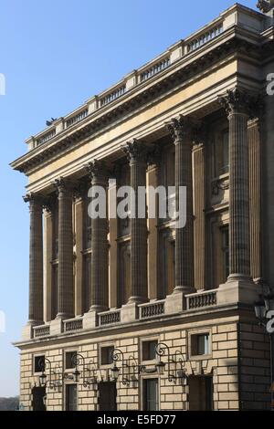 france, region ile de france, paris 8e arrondissement, place de la concorde, rue royale, hotel de crillon, hotel particulier, colonnade,   Date : Ete 2012 Stock Photo