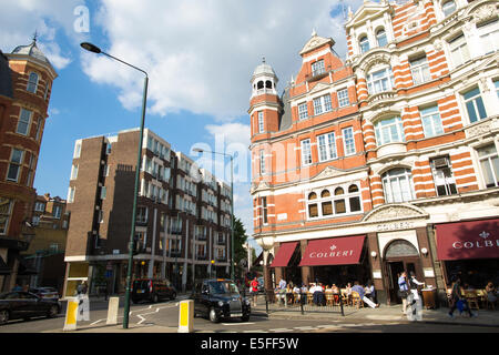 Colbert restaurant sitting on one of London's key sites and the former location of Oriel, Sloane Square, Chelsea, London Stock Photo