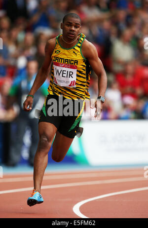 WARREN WEIR JAMAICA HAMPDEN PARK GLASGOW SCOTLAND 30 July 2014 Stock Photo