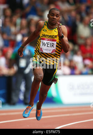 WARREN WEIR JAMAICA HAMPDEN PARK GLASGOW SCOTLAND 30 July 2014 Stock Photo