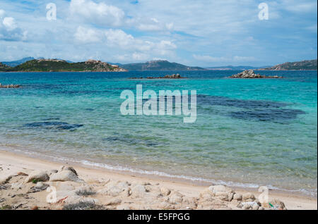 Beach in Caprera island, La Maddalena, Sardinia, Italy Stock Photo