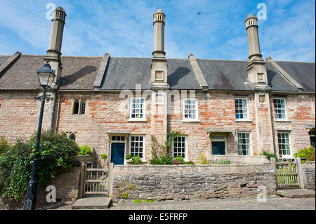 14th century Vicars' Close Wells Somerset England, the oldest residential street in Europe Stock Photo