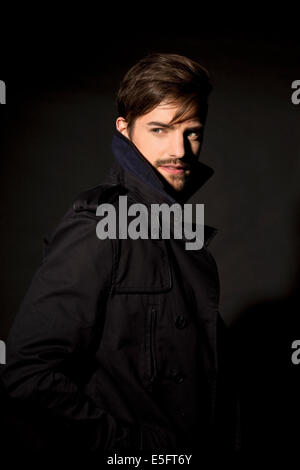 Portrait of a man wearing coat Stock Photo