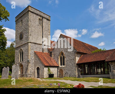 St Marys Church, Kings Worthy, Hampshire, England Stock Photo