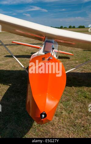 Old german glider plane Schneider Grunau Baby, France Stock Photo