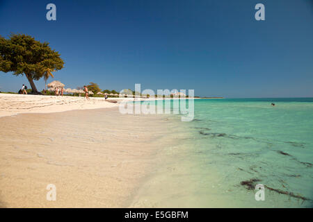 beach Playa Ancon near Trinidad, Cuba, Caribbean Stock Photo