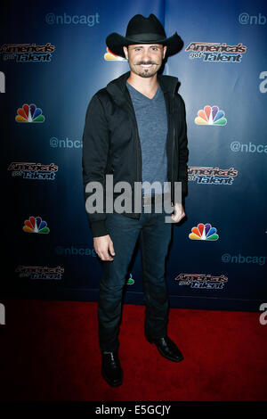 New York, USA. 30th July, 2014. Loop Rawlins attends the 'America's Got Talent' post show red carpet at Radio City Music Hall on July 30, 2014 in New York City. Credit:  Debby Wong/Alamy Live News Stock Photo