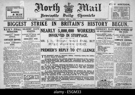 Newspaper Headline 1926 Stock Photo, Royalty Free Image: 7127144 - Alamy