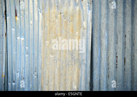 zinc fence Stock Photo