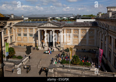 Main Facade entrance to Ashmolean Museum, Oxford,Oxfordshire,England Stock Photo