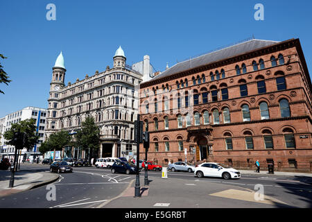 historic former robinsons and cleavers and richardson sons and owden buildings donegall square north Belfast city centre Stock Photo