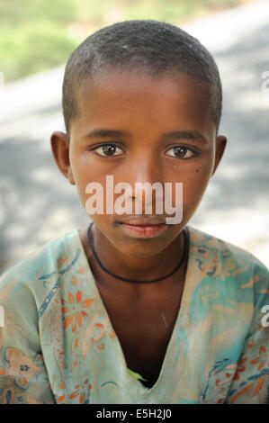 Ethiopian child from Tigray region September 2014 Stock Photo