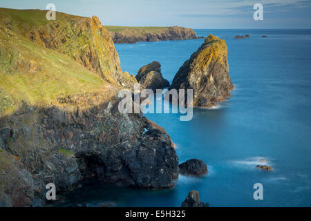 Rocky coastline near Lizard Point, Cornwall, England Stock Photo