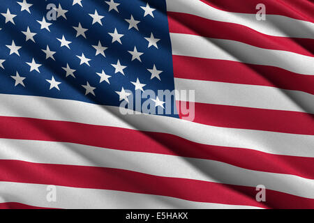National flag of the United States of America Stock Photo