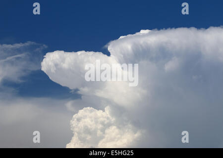 rising storm clouds Stock Photo