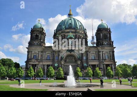 Berlin Cathedral, Lustgarten park, Berlin, Germany Stock Photo