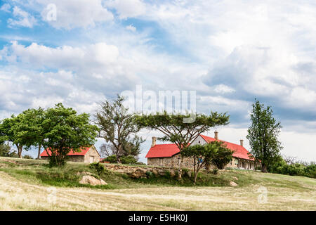 Memorial site at Rorke's Drift, 1879 Anglo-Zulu Wa,  Kwa Zulu Natal, South Africa Stock Photo