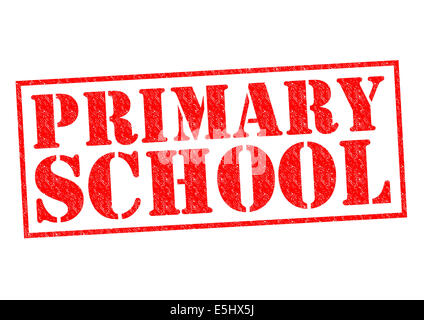 Primary school red rubber stamp in vector format Stock Photo - Alamy